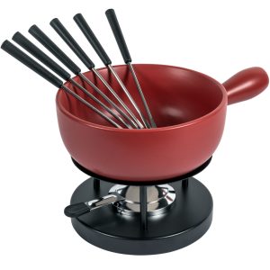 Kuhn Rikon - Cheese Fondue Set Classic red 23cm