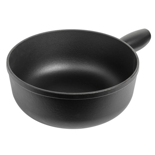 Kuhn Rikon - Fondue Pot matt black cast iron induction 24cm