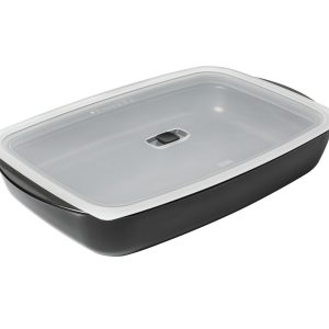 Kuhn Rikon - EASY GLASS Dish non-stick coated with Lid 2L / Medium