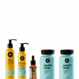 Curl's essentials definition & growth - Happy Hair, Capillary Argan Serum & Curly Method - COCUNAT