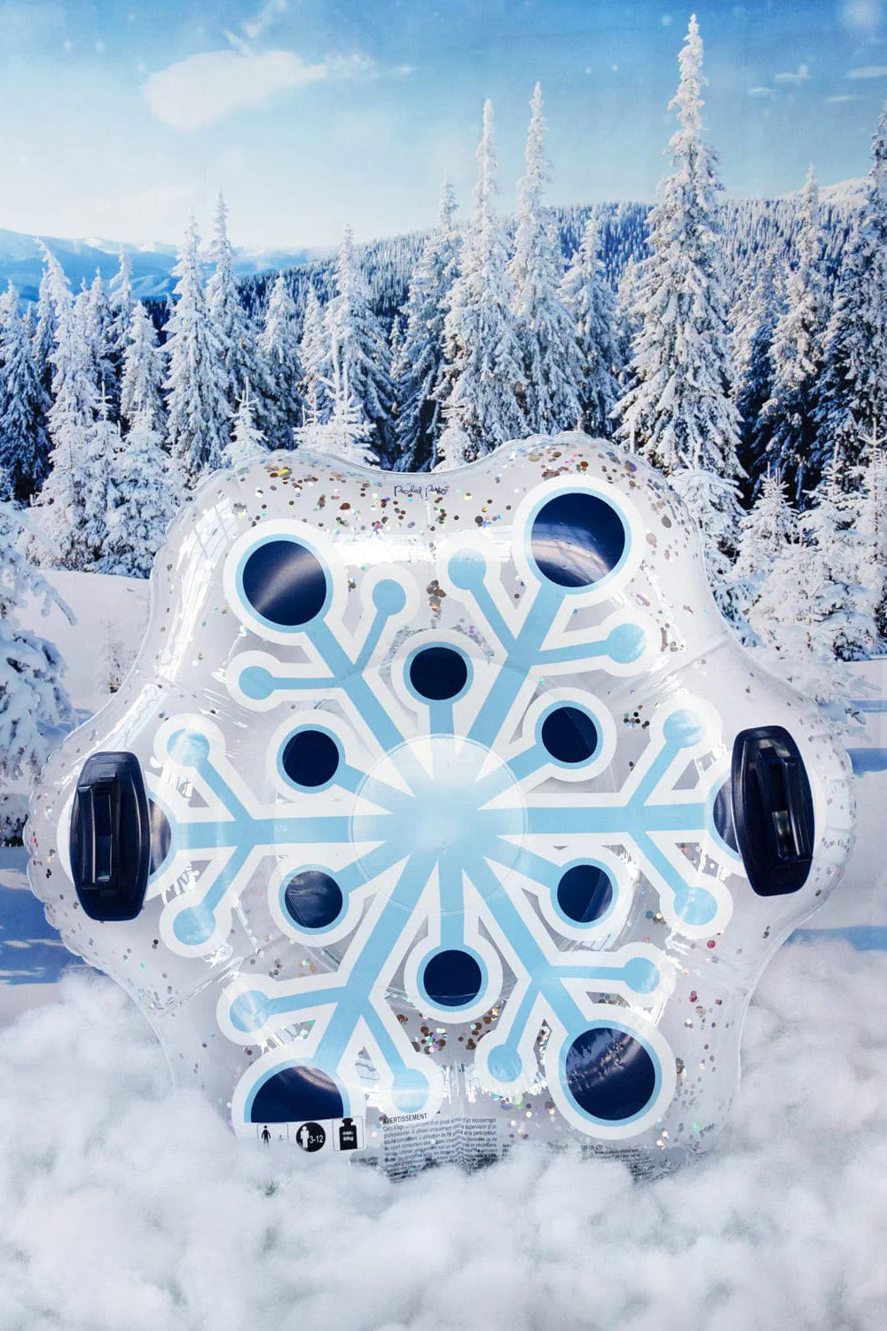 Packed Party Snow Much Fun Confetti Filled Inflatable Snow Tube