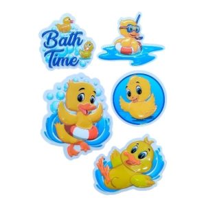 3D Novelty Waterproof Bathroom Duck Stickers