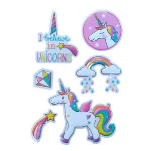 3D Novelty Waterproof Bathroom Unicorn Stickers