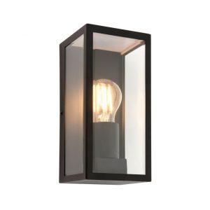 Oxford 1 Light Wall Light - Black