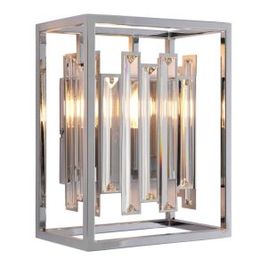 Acadia 1 Light Wall Light - Chrome