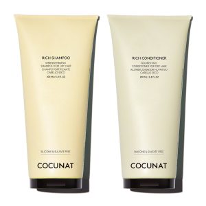 Rich Pack for Dry Hair - Natural Shampoo and Conditioner - Damaged or Dyed Hair - Moisturises, Nourishes and Restructures - Sulphate and Silicone Free