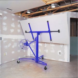 Blue 16ft Drywall Hoist Plasterboard Lifter Jack Tool