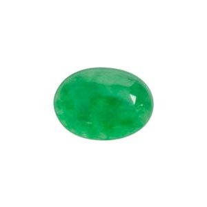 Green Agate, Oval Cabochon 8x6mm