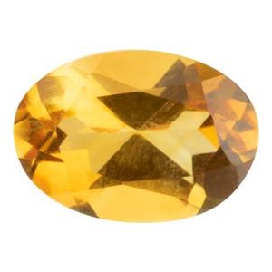 Citrine, Oval, 7x5mm
