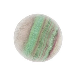 Fluorite, Round Cabochon, 10mm