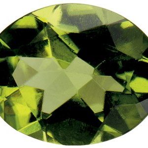 Peridot, Oval, 8x6mm