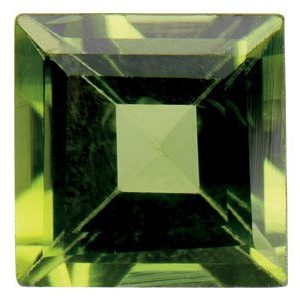 Peridot, Square, 3x3mm