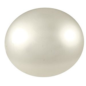 Cultured Pearls Pair Teardrop      Half Drilled 6x8mm, White,         Freshwater
