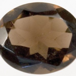 Smokey Quartz, Oval, 12x10mm