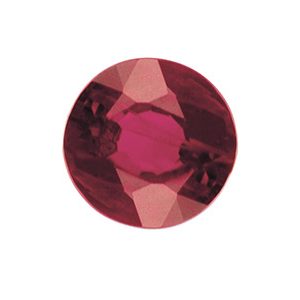 Ruby, Round, 3.25mm