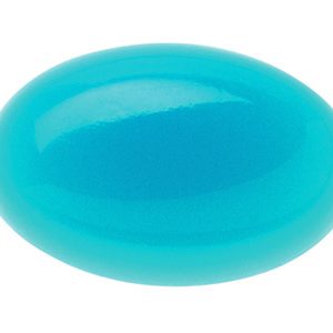 Turquoise, Oval Cabochon 8x6mm,    Stabilised