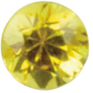 Yellow Sapphire, Round, 2.5mm