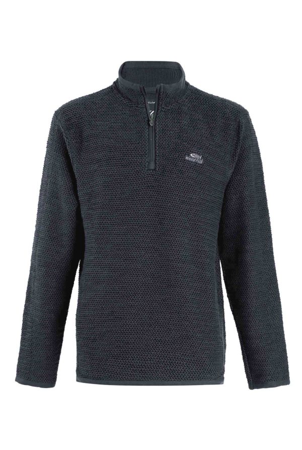Weird Fish Stern 1/4 Zip Eco Macaroni Sweatshirt Navy Size 4XL
