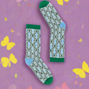Sock Candy Bowsession Tennis Crew Sock Size: One Size Colour: Multi