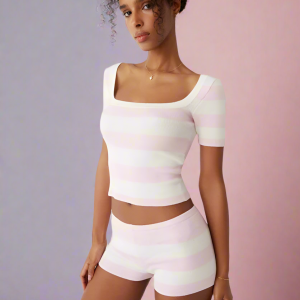 Frankies Bikinis Sunset Knit Ballet Shorts Size: M Colour: White