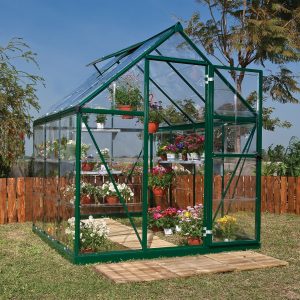 6â x 6â Palram Canopia Harmony Green Polycarbonate Greenhouse (1.85m x 1.86m)