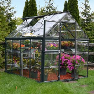 6â x 8â Palram Canopia Harmony Walk In Grey Polycarbonate Greenhouse (1.85m x 2.47m)