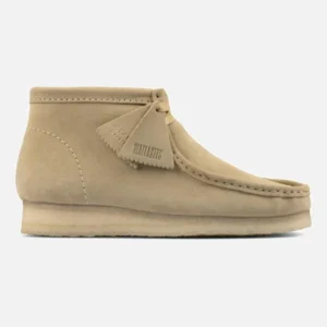 Clarks Men's Wallabee Boot - Maple Suede - Cream - Size: 9