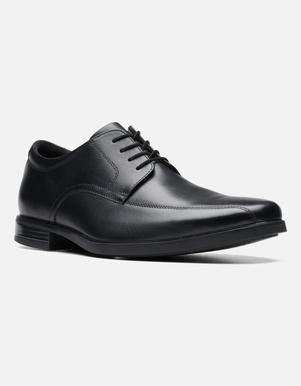 Clarks Men's Howard Over Mens Formal Shoes - Black - Size: 6