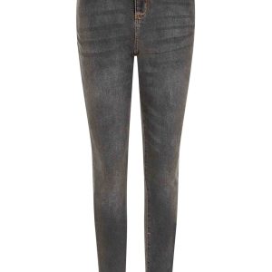 Weird Fish Rini Organic Slim Fit Denim Jeans Grey Wash Size 18 Short