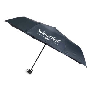 Weird Fish Umbrella Telescopic Umbrella Navy Size ONE
