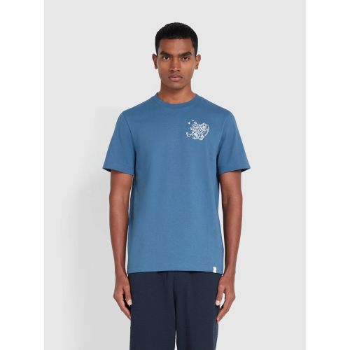 Farah Mens Cold Metal Limscott Graphic T-Shirt