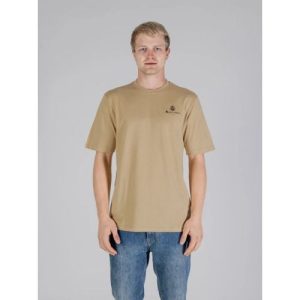 Aquascutum Mens Beige Small Logo T-Shirt
