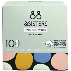 &Sisters Pads with wings - Medium/Day (10 pack)