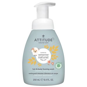 Attitude Oatmeal Sensitive Natural Baby Care - Hair and Body Foamin...