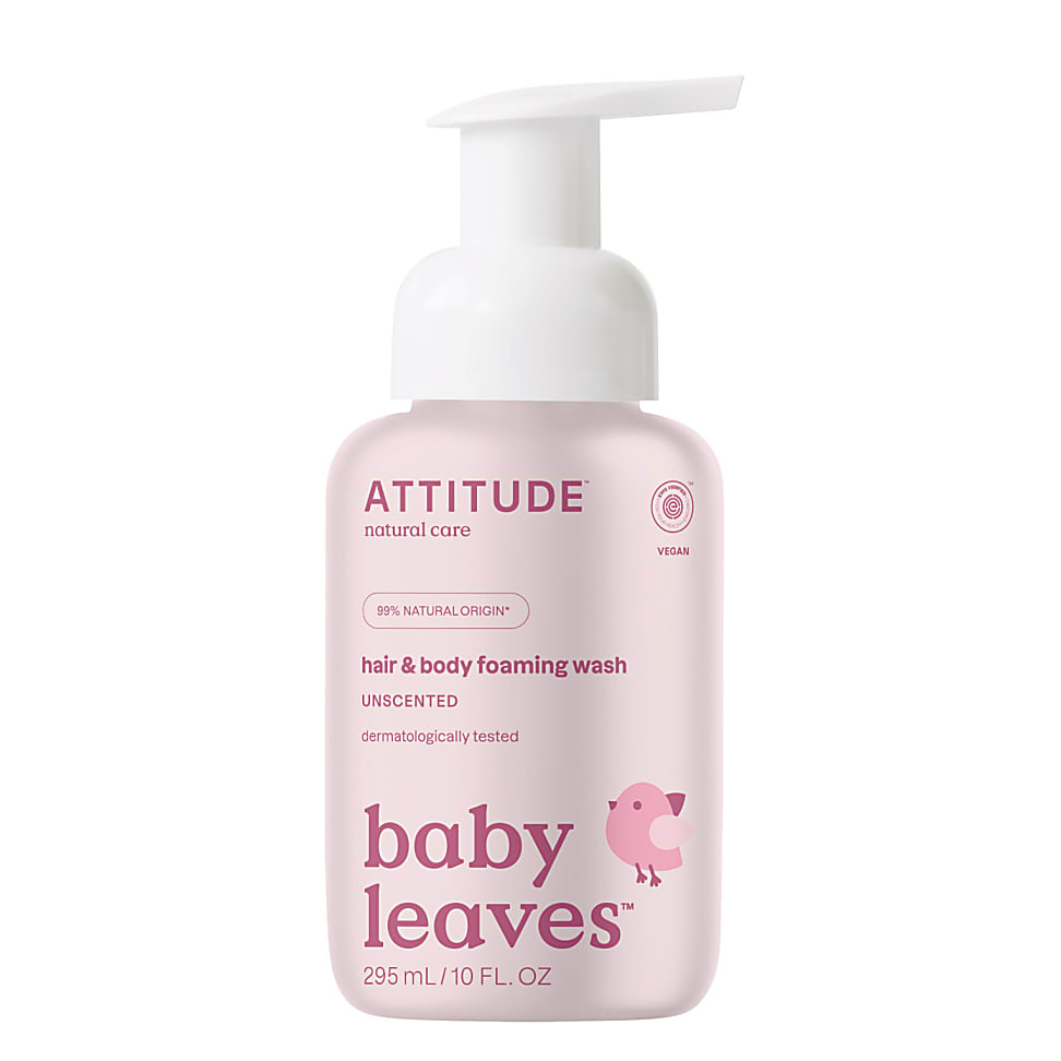 Attitude Baby Leaves 2-in-1 Hair and Body Foaming Wash - Fragrance ...