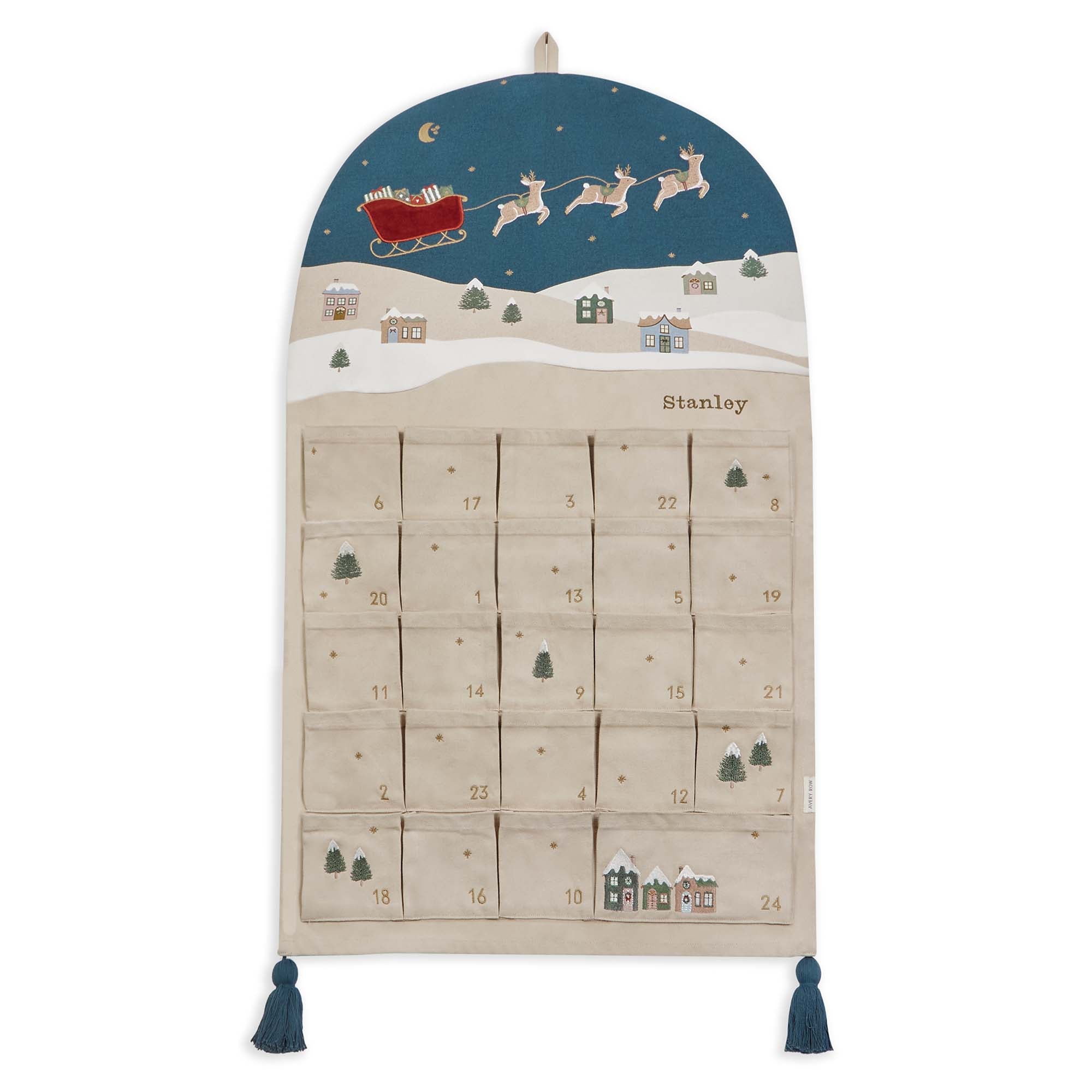 Fabric Advent Calendar - Starry Night