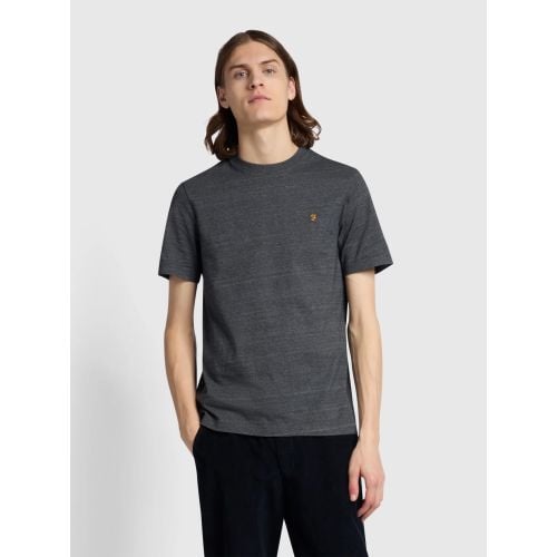 Farah Mens Grey Marl Regular Fit Danny T-Shirt
