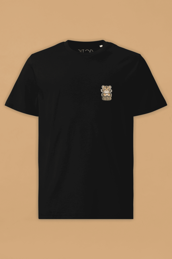 Pitod Tiger T-Shirt | Colour: Black | Size: XL | T-shirt | Unisex Genderless Sustainable