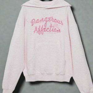 Boys Lie Dangerous Affection V4 Racer Hoodie Colour: Pink Size: XS/S
