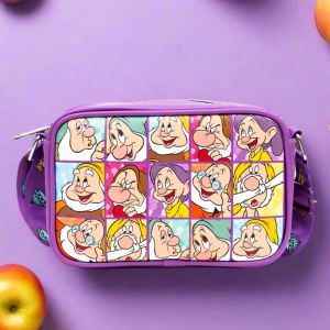 Buckle Down Products Disney Snow White Vegan Cross Body Bag Colour: Purple