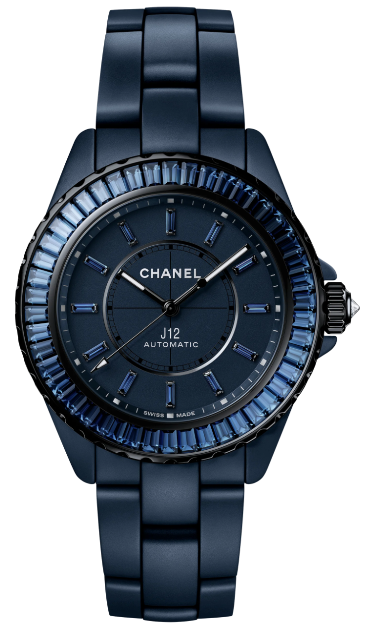 CHANEL J12 Bleu 38mm Sapphires Watch