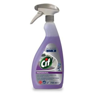 Cif Pro Formula 2 In 1 Cleaner Disinfectant Spray 750ml