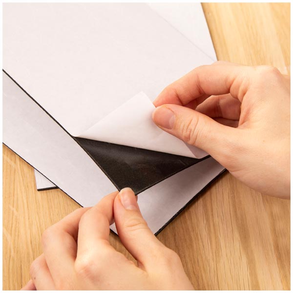 Creative Craft Products A5 Doubled Sided Adhesive Foam Sheets Black | Pack of 3