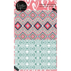 My Creative Life A5 Washi Sheets Wild Thing Tribal Patterns by Katie Skilton | 4 Sheets