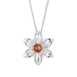 Clogau Daffodil Sterling Silver Necklace - Silver