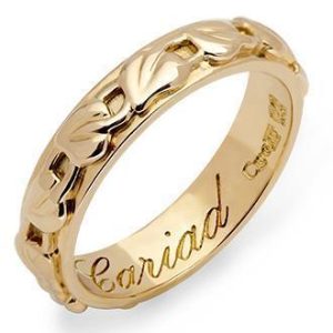 Clogau Tree of Life 9ct Yellow Gold 5mm Wedding Ring - V