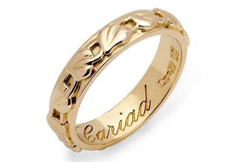 Clogau Tree of Life 9ct Yellow Gold 5mm Wedding Ring - V