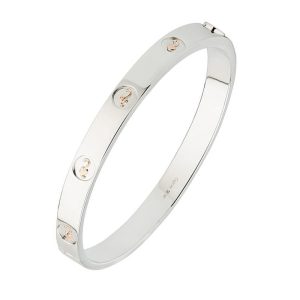 Clogau Tree Of Life Insignia Sterling Silver Bangle - Silver