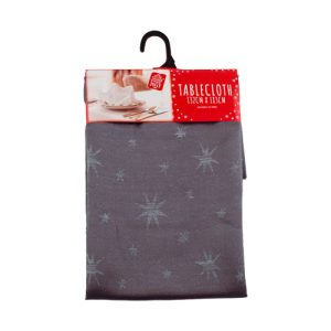 Festive Star Tablecloth 132cm x 183cm