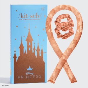Disney X Kitsch Satin Heatless Hair Curling Set Colour: Gold